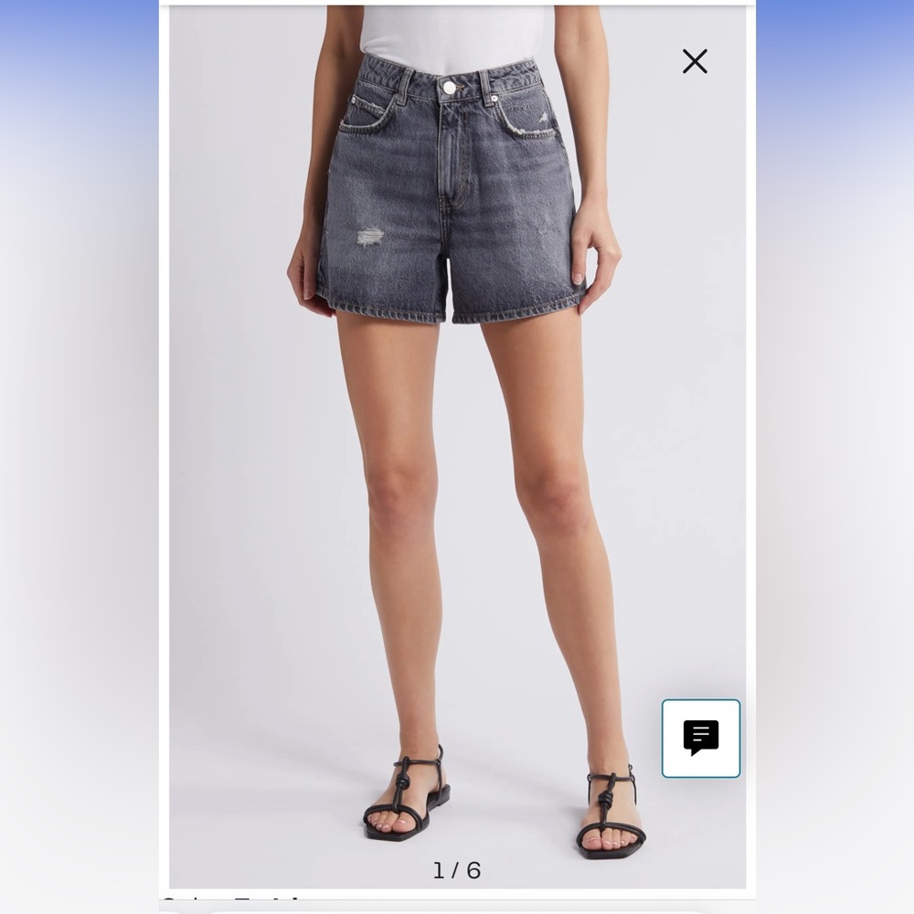 NWT Frame ZURICH EASY DENIM SHORT Size 26